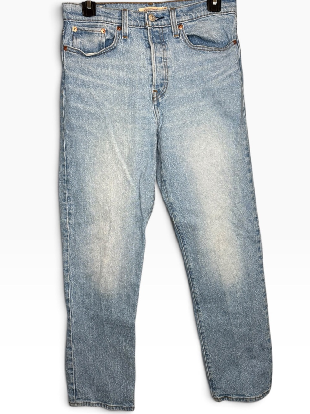 Levi’s premium denim wedgie straight leg jeans Light Blue Wash women’s size 28